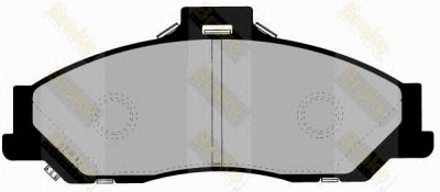 BRAKE ENGINEERING pa1340 -  Комплект тормозных колодок, дисковый тормоз